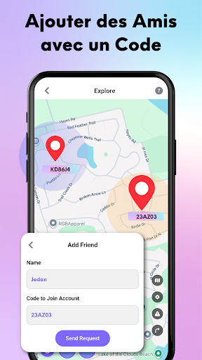 Locafy: Telefon konum takip ekran görüntüsü