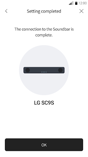 LG Soundbar ekran görüntüsü