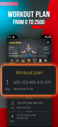 Jump Rope: Stamina Workout ekran görüntüsü