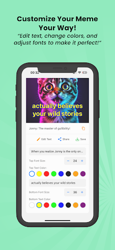 MemeFrog: AI Meme Generator ekran görüntüsü