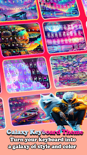 Mask Man and Wolf Keyboard ekran görüntüsü