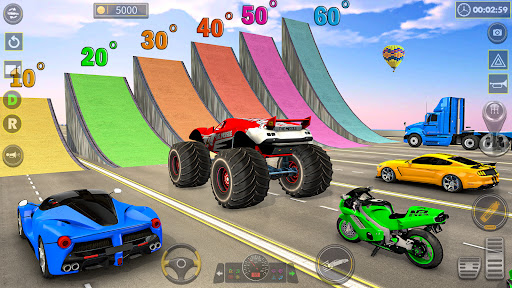 Superhero Game: Ramp Car Stunt ekran görüntüsü