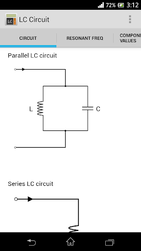 LC Circuit ekran görüntüsü