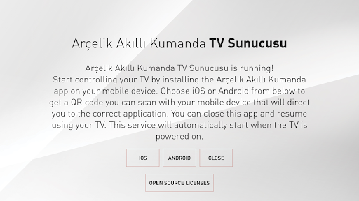 Arçelik Akıllı Kumanda - TV Se ekran görüntüsü