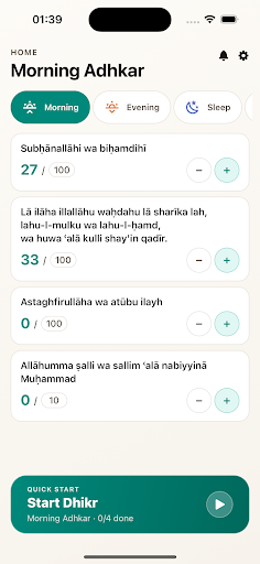 Dhikr Counter Pro ekran görüntüsü