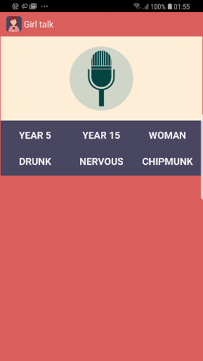 Girl voice changer ekran görüntüsü