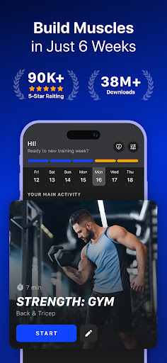 Muscle Booster Workout Planner ekran görüntüsü