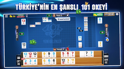 101 Yüzbir Okey Extra - Online ekran görüntüsü