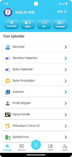 SAĞLIK-SEN ekran görüntüsü