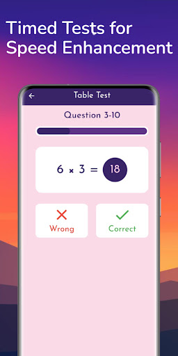 Basic Maths Workout - Tables ekran görüntüsü