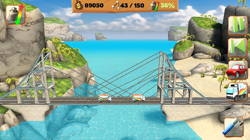 Bridge Constructor Playground  ekran görüntüsü
