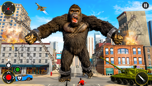 Wild Gorilla City Attack ekran görüntüsü