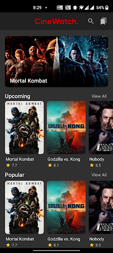 Cine Watch ekran görüntüsü