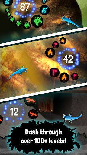 Electric Blue: Gecko dash! ekran görüntüsü