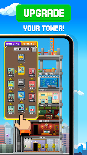 Tiny Tower: Tap Idle Evolution ekran görüntüsü