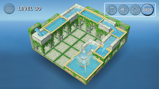 Flow Water Fountain 3D Puzzle ekran görüntüsü