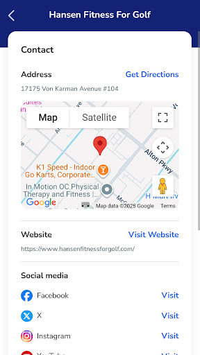 Hansen Fitness For Golf ekran görüntüsü
