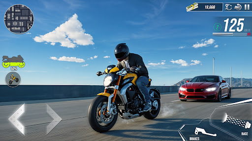 Real Bike Driving Wheelie Game ekran görüntüsü