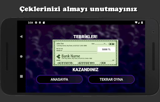 Kim Milyoner Olmak İster ekran görüntüsü