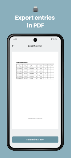 Poop Log - Toilet Poop Tracker ekran görüntüsü
