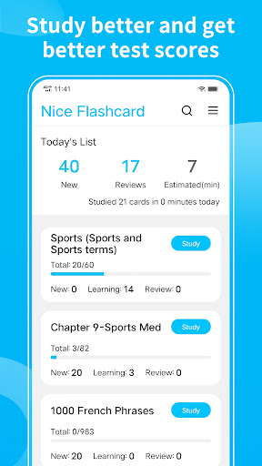 Nice Flashcard ekran görüntüsü