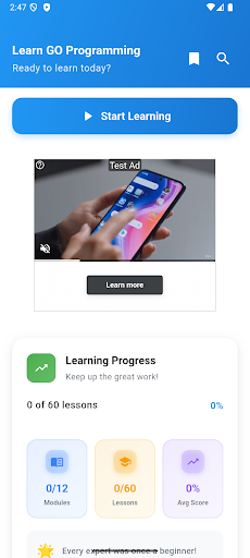 Learn GO Programming ekran görüntüsü