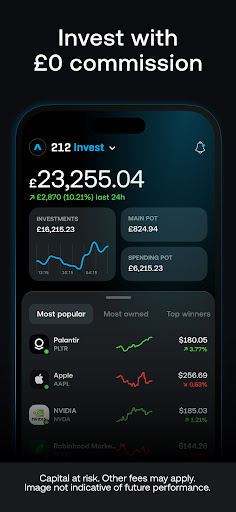 Trading 212: Stocks, ETFs, ISA ekran görüntüsü