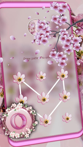 Pink Cherry Blossom Theme ekran görüntüsü
