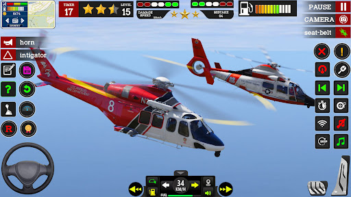 Real Helicopter Flying Games ekran görüntüsü