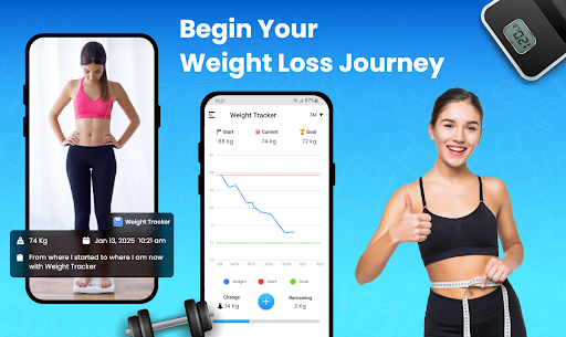 Weight Tracker for Weight Loss ekran görüntüsü