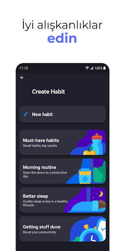 Productive - alışkanlık takibi ekran görüntüsü