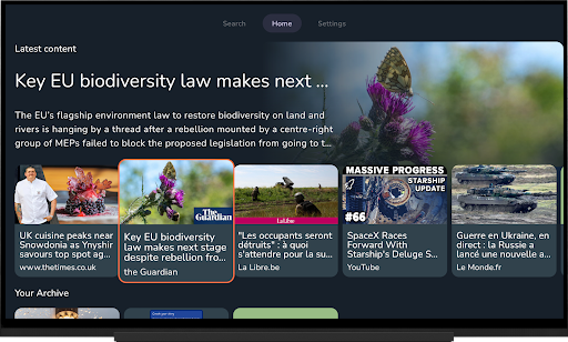 PockeTV: Pocket for TV ekran görüntüsü