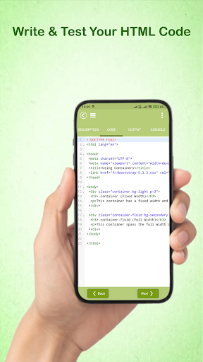 HTML Code Play ekran görüntüsü