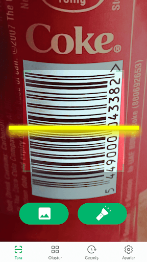 QR Kodu Okuyucu ve Tarayıcı ekran görüntüsü