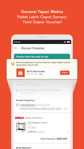 Shopee Indonesia ekran görüntüsü