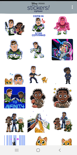 Pixar Stickers: Lightyear ekran görüntüsü
