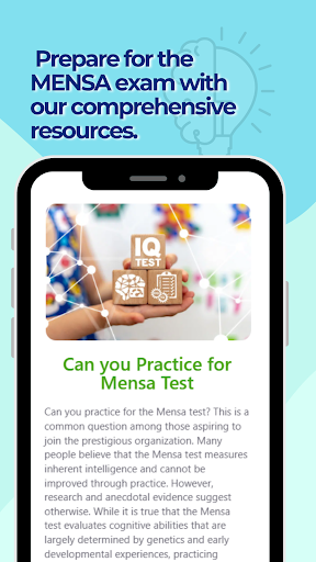 MENSA Practice Test ekran görüntüsü