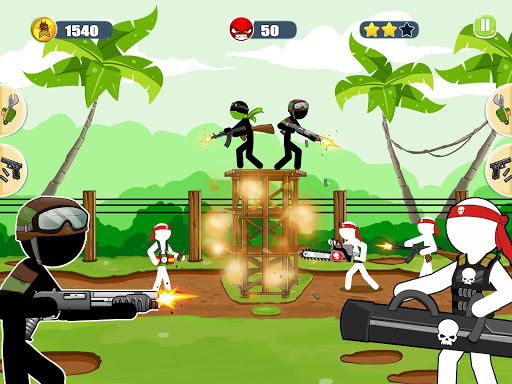 Stickman Army : The Resistance ekran görüntüsü