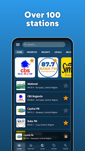 Radio Uganda: AM and FM Radio ekran görüntüsü