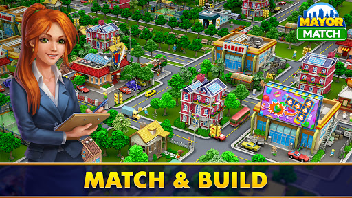 Mayor Match building & match-3 ekran görüntüsü