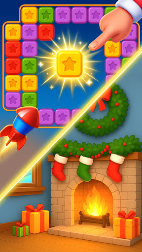Noel İçin Patlatma Oyunu ekran görüntüsü