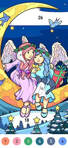 Christmas Winter Coloring Book ekran görüntüsü