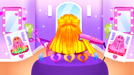 Hair Salon and Dress Up Girl ekran görüntüsü