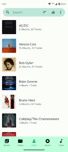 Fossify Music Player ekran görüntüsü
