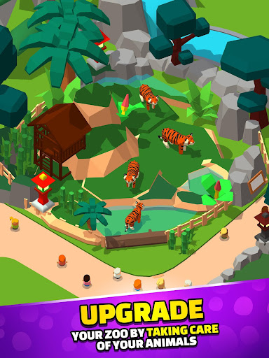 Idle Zoo Tycoon 3D - Animal Pa ekran görüntüsü