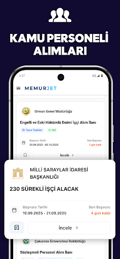 MemurJet : Kamu İş İlanı,Haber ekran görüntüsü