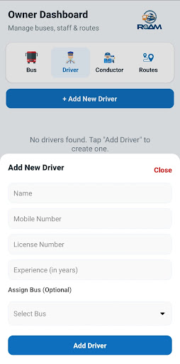 ROAM : Bus Partners ekran görüntüsü