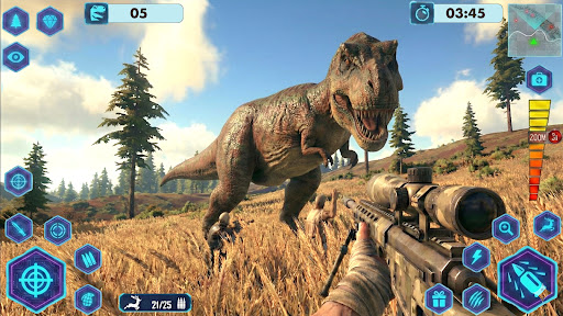 Dino Hunter Wild Shooting Game ekran görüntüsü