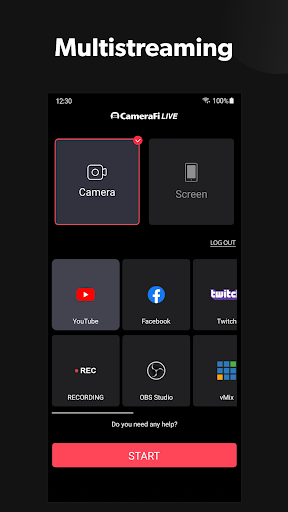 CameraFi Live ekran görüntüsü
