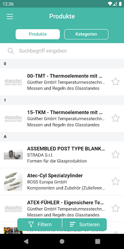 glasstec  App ekran görüntüsü